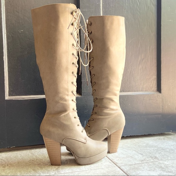cierra tan knee high boots - Picture 7 of 13